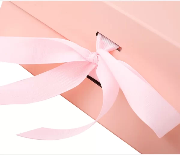 Magnet Folding Box with Ribbon